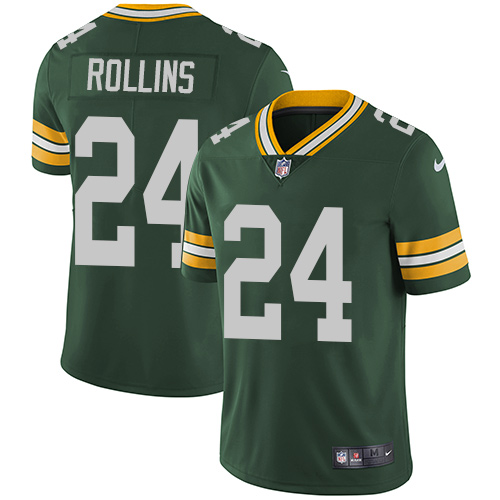Nike Packers #24 Quinten Rollins Green Team Color Men's Stitched NFL Vapor Untouchable Limited Jersey